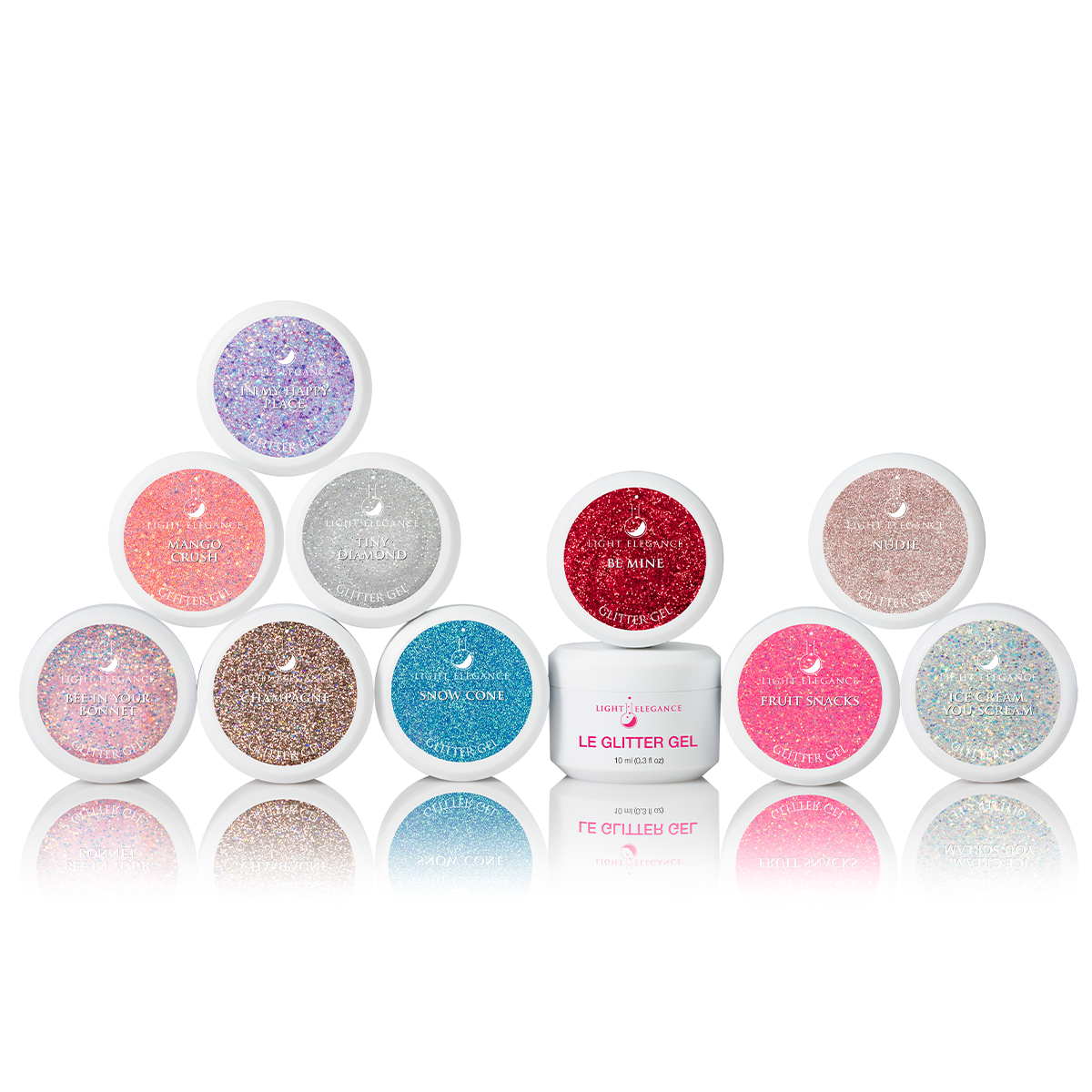 Light Elegance LE Glitter Gel Essentials Bundle - Creata Beauty - Professional Beauty Products