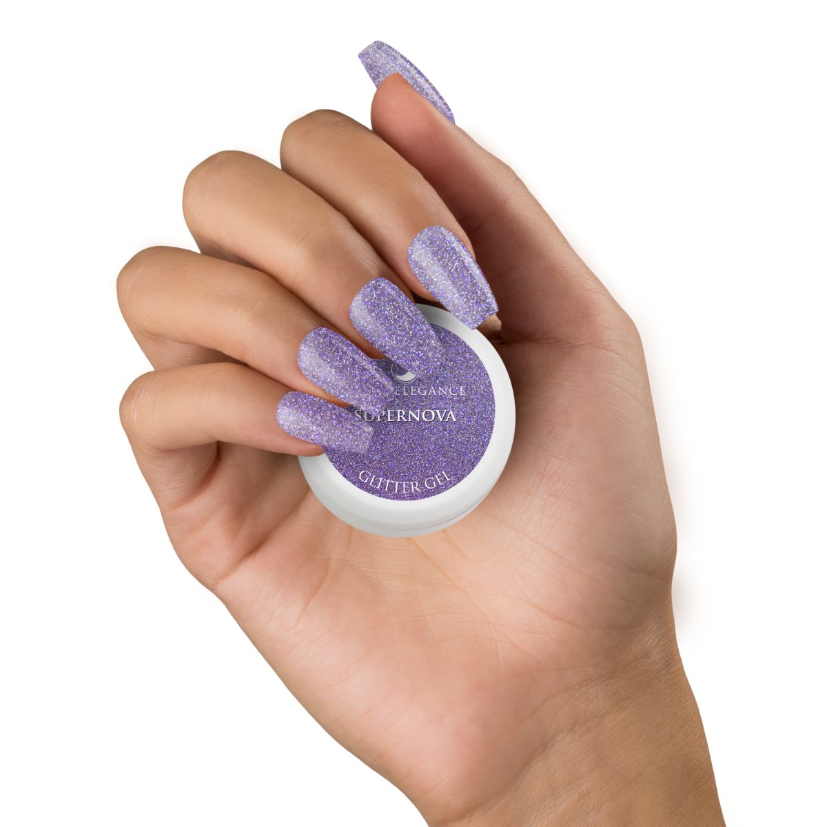 Light Elegance Glitter Gel - Supernova :: New Packaging - Creata Beauty - Professional Beauty Products
