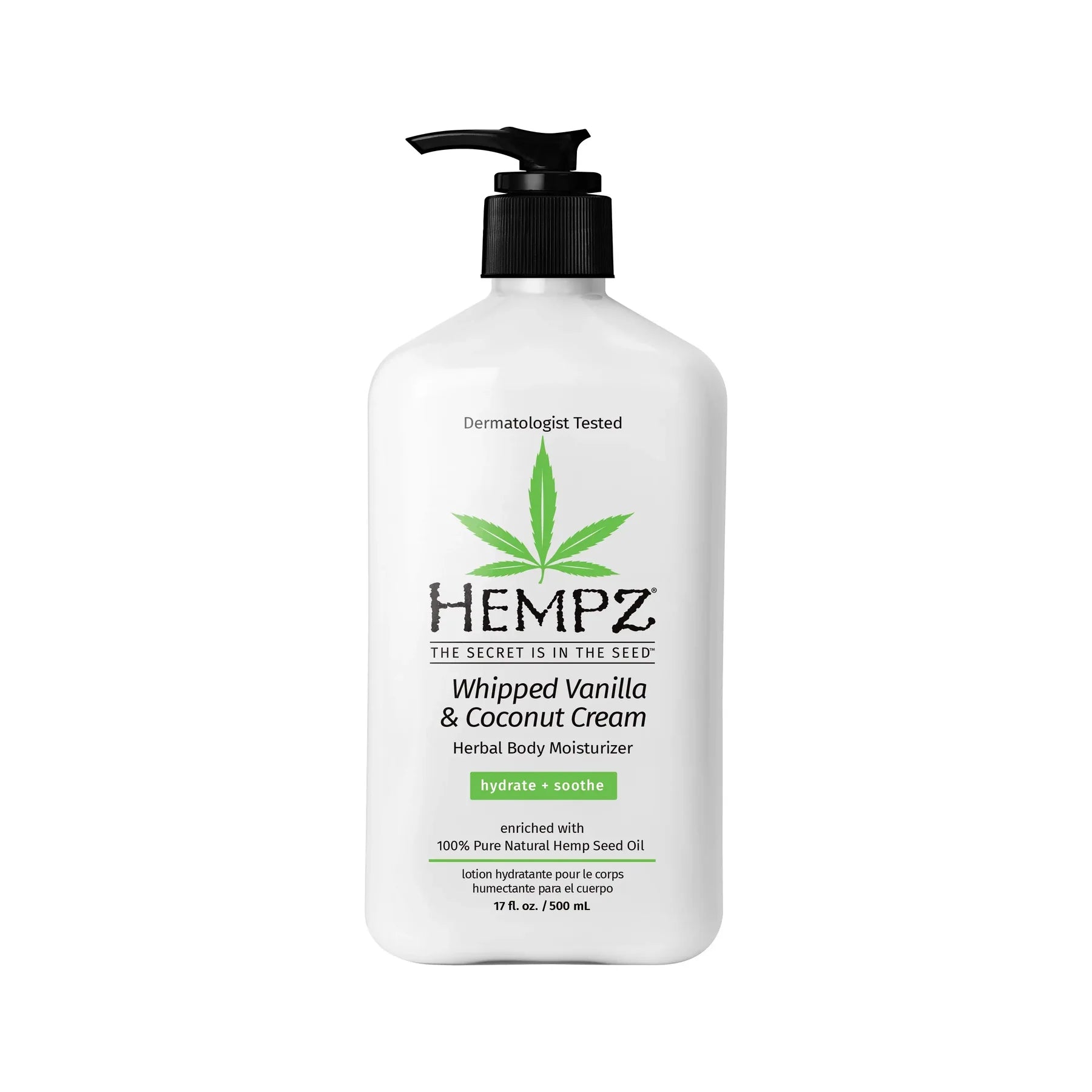 Hempz - Whipped Vanilla & Coconut Cream Herbal Body Moisturizer