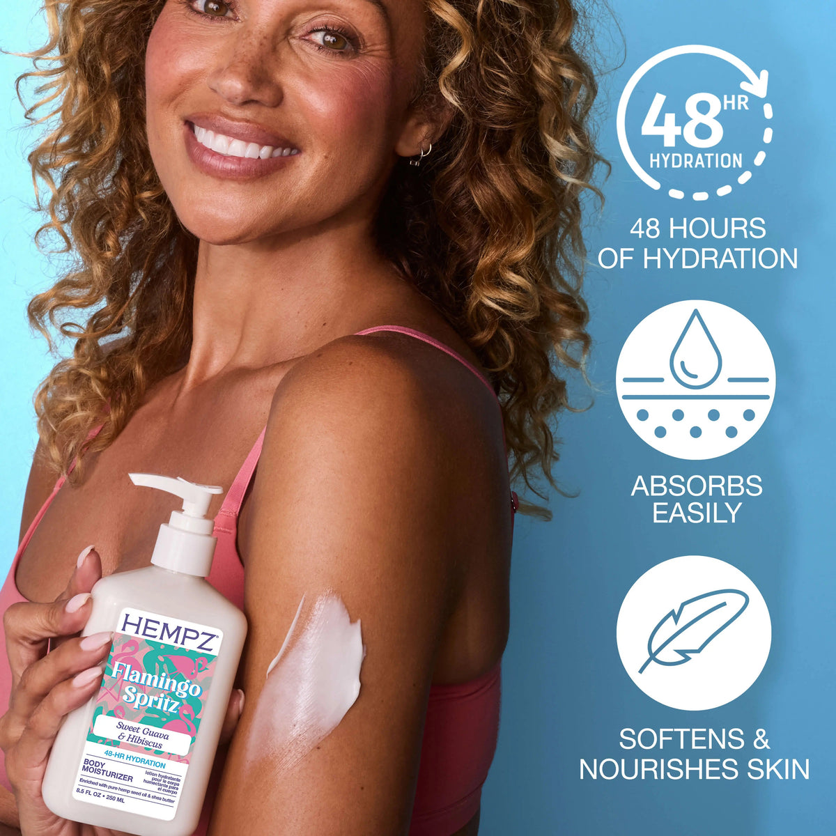 Hempz - Flamingo Spritz Body Moisturizer 8.5oz