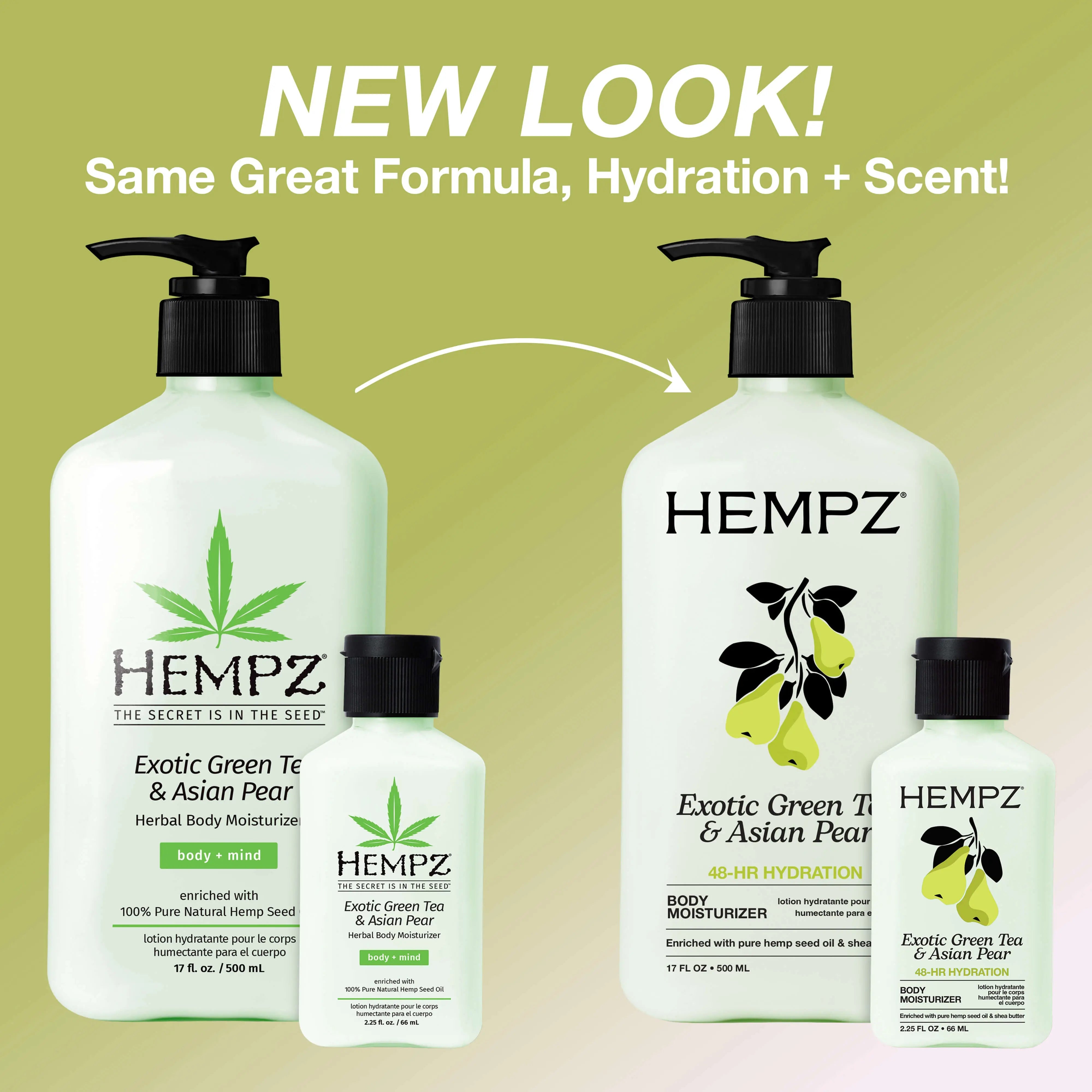 Hempz - Exotic Green Tea & Asian Pear Herbal Body Moisturizer