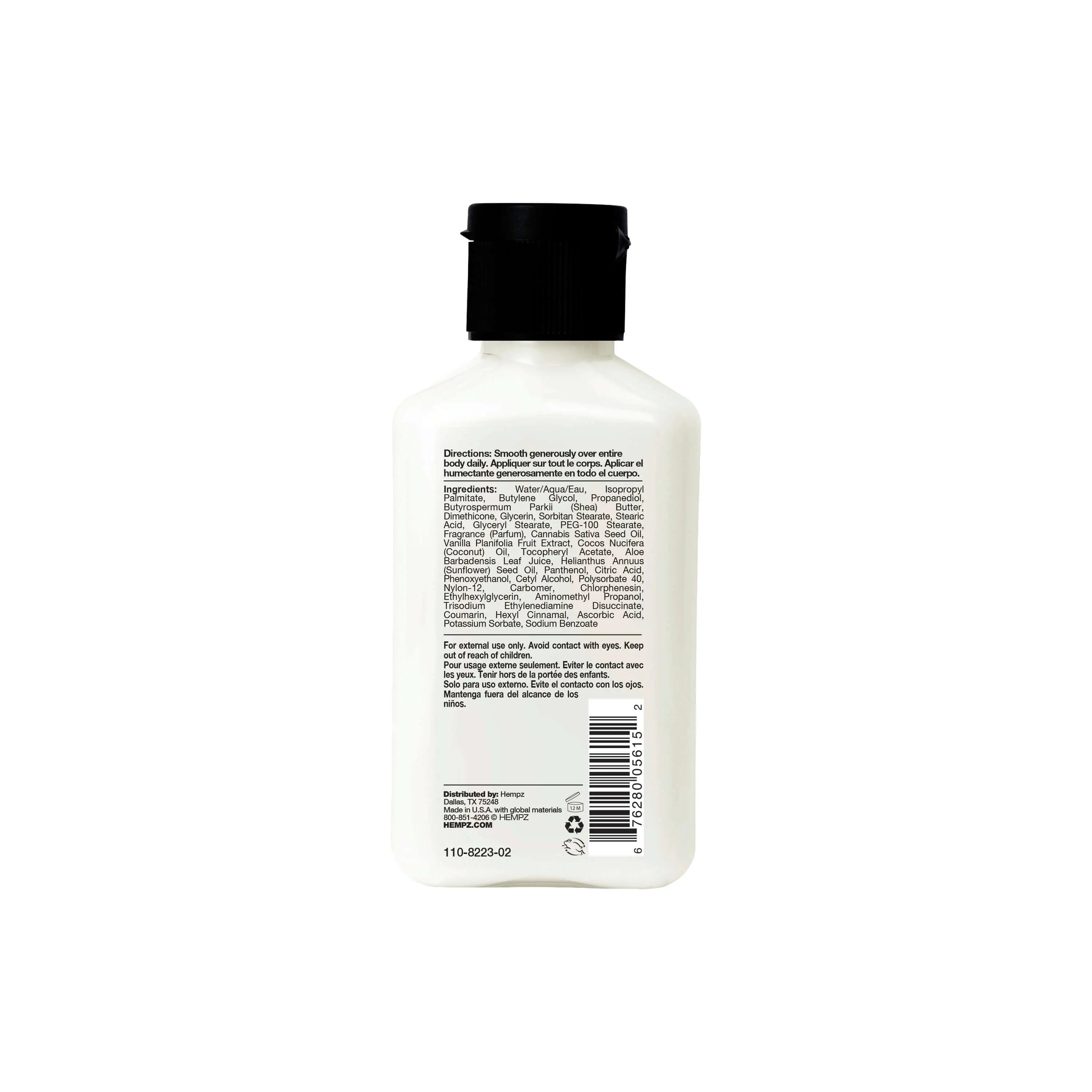 Hempz - Whipped Vanilla & Coconut Cream Herbal Body Moisturizer
