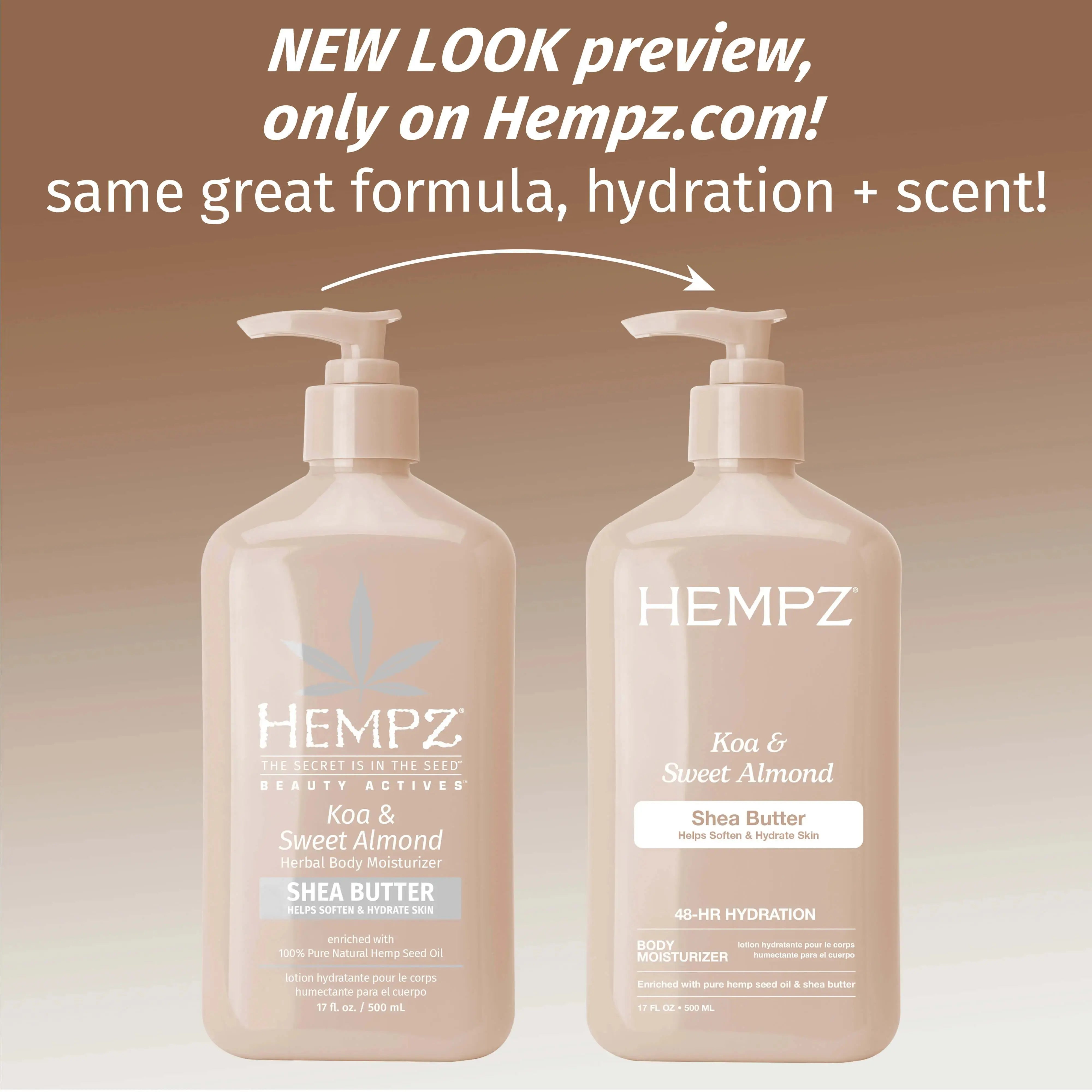 Hempz - Smoothing Koa & Sweet Almond Herbal Body Moisturizer