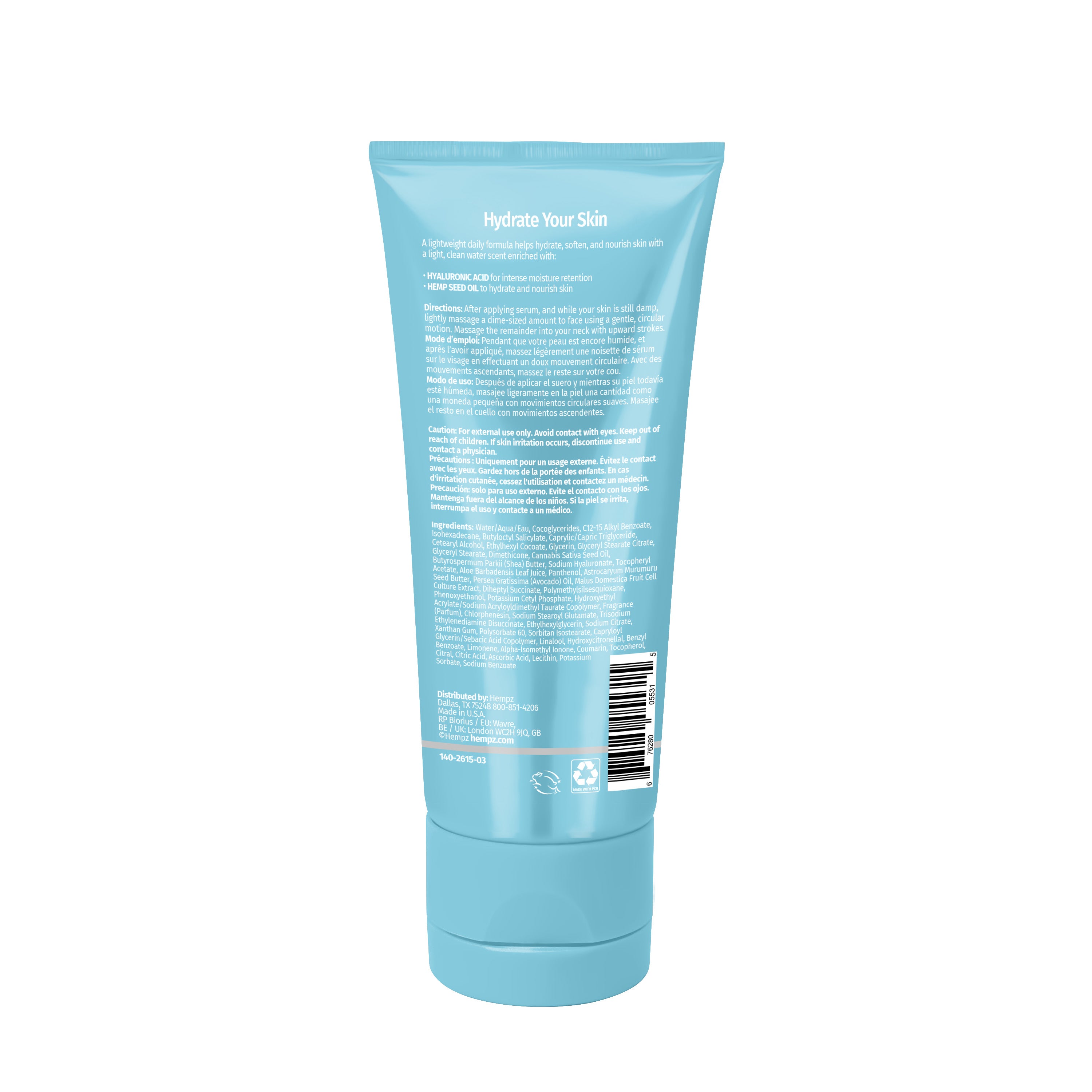 Hempz - Ocean Breeze Hydrating Daily Moisturizer 3 oz. - Creata Beauty - Professional Beauty Products