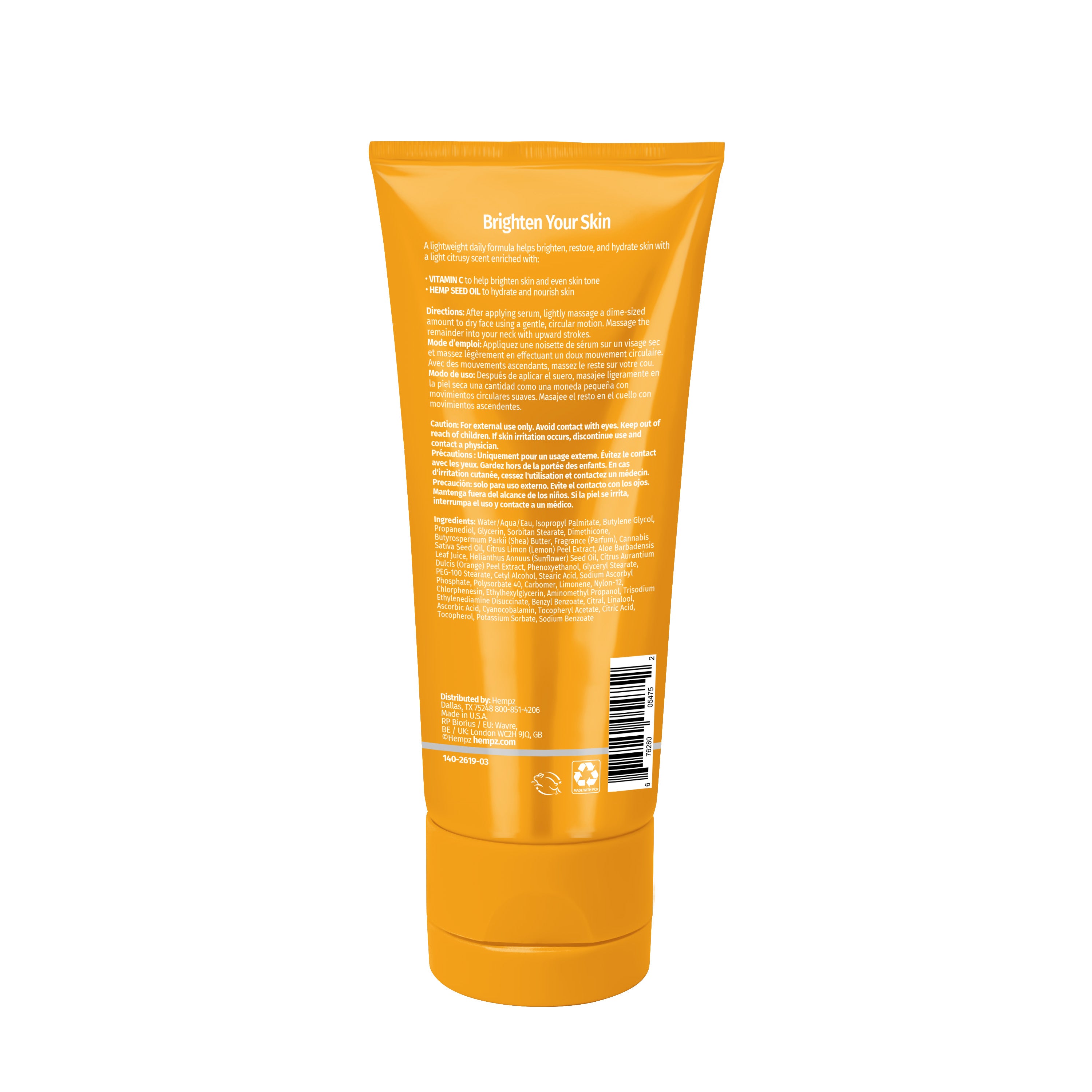 Hempz - Citrus Blossom Brightening Day Moisturizer 3 oz. - Creata Beauty - Professional Beauty Products