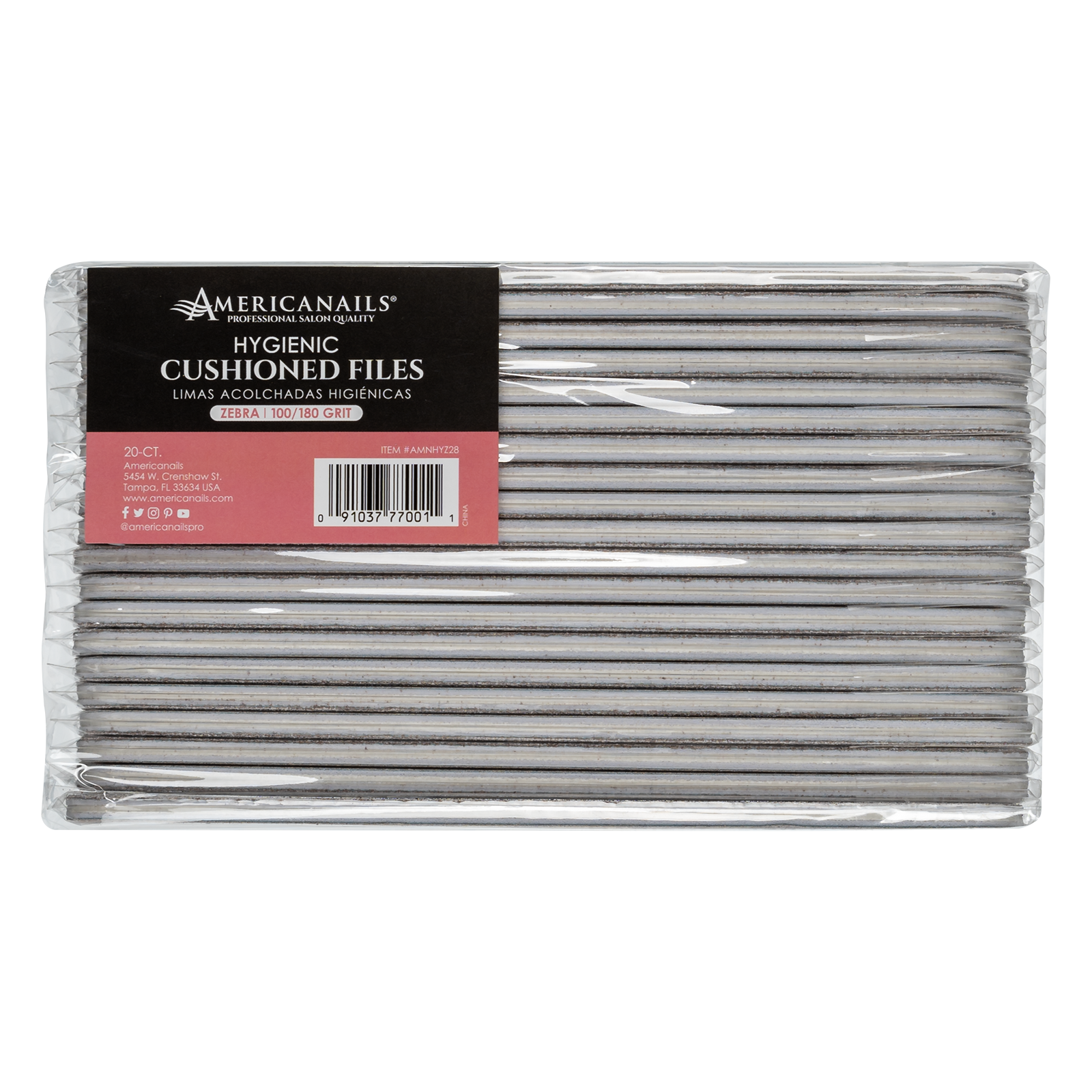 Americanails Zebra Files - 100/180