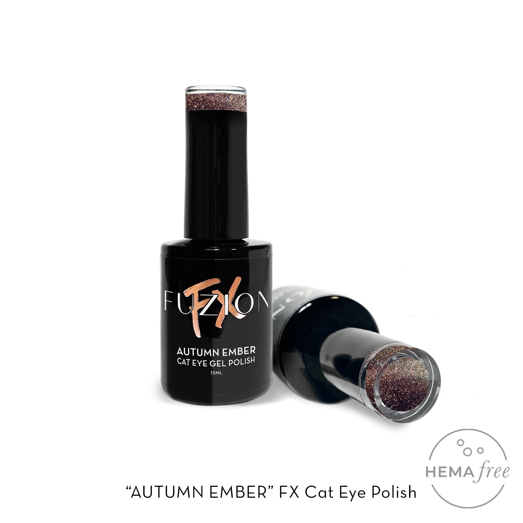 Fuzion FX - Gel Polish | Cat Eye | Autumn Ember | Fuzion FX 15ml