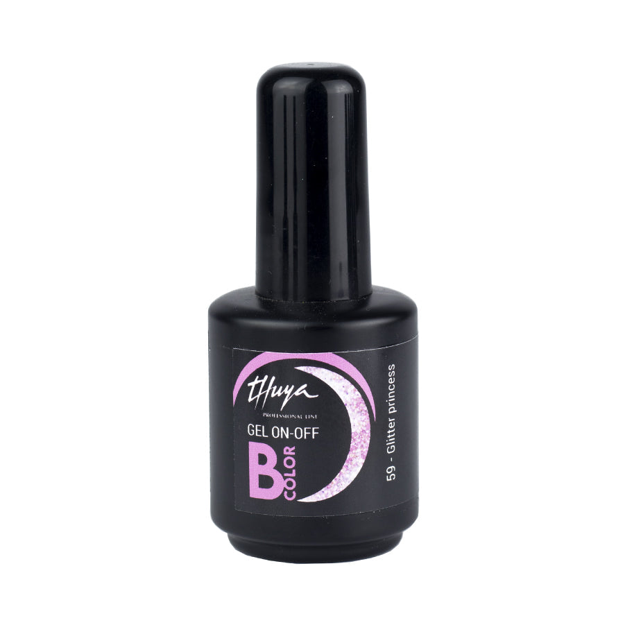 Thuya Nail Gel Polish - On-Off B-Color - #59 Glitter Princess