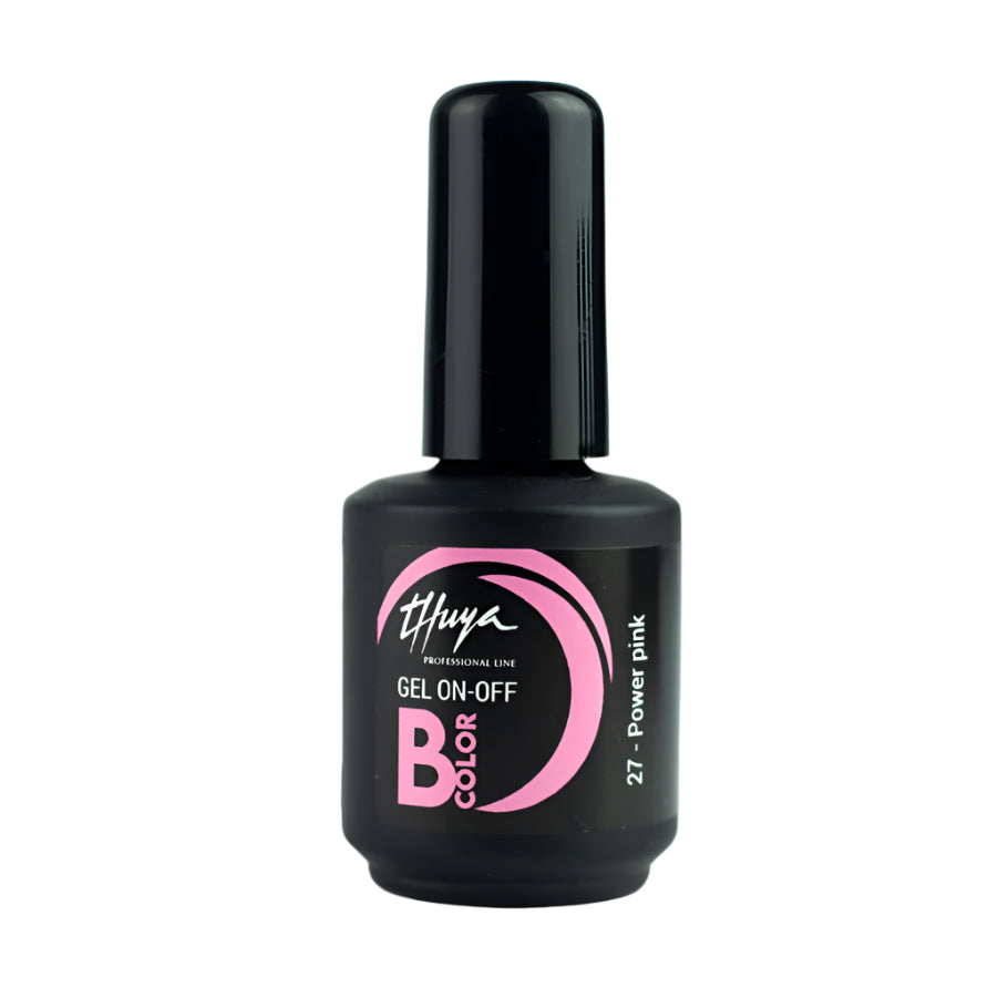 Thuya Nail Gel Polish - On-Off B-Color - #27 Power Pink