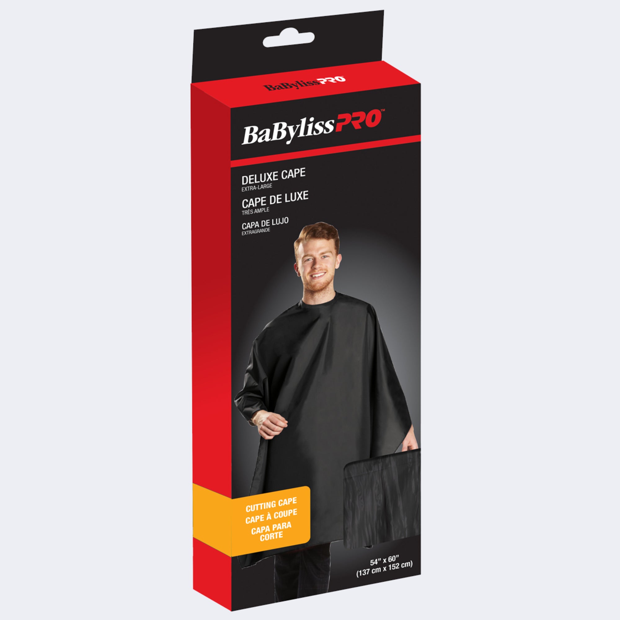 BaBylissPRO® Extra-Large Cutting Cape Black (54" x 60")