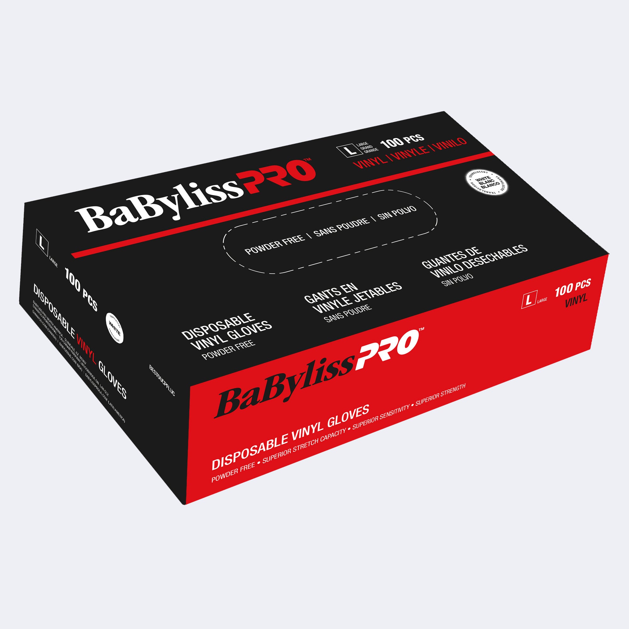 BaBylissPRO® Disposable Vinyl Gloves