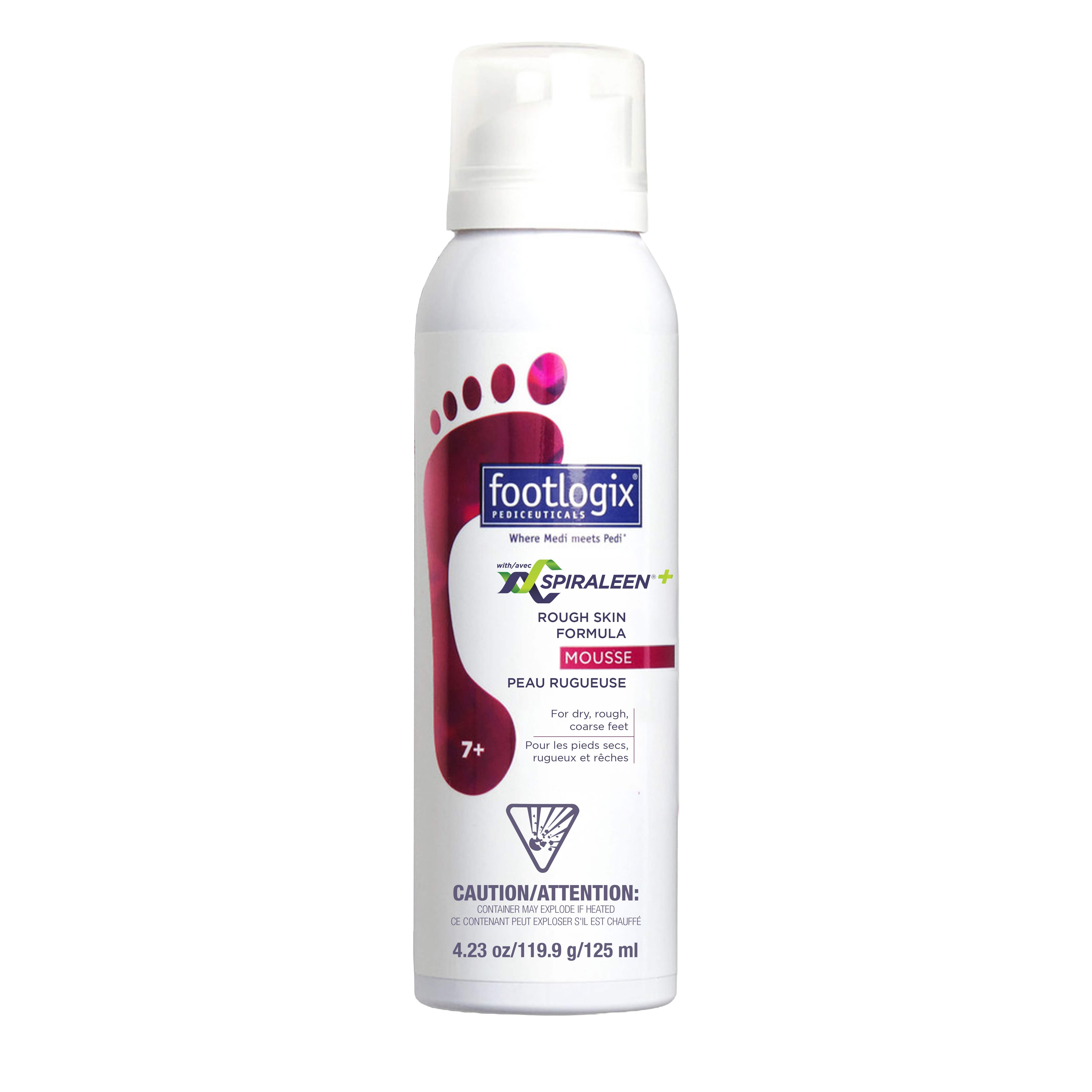 Footlogix #07+ Rough Skin Formula with Spiraleen