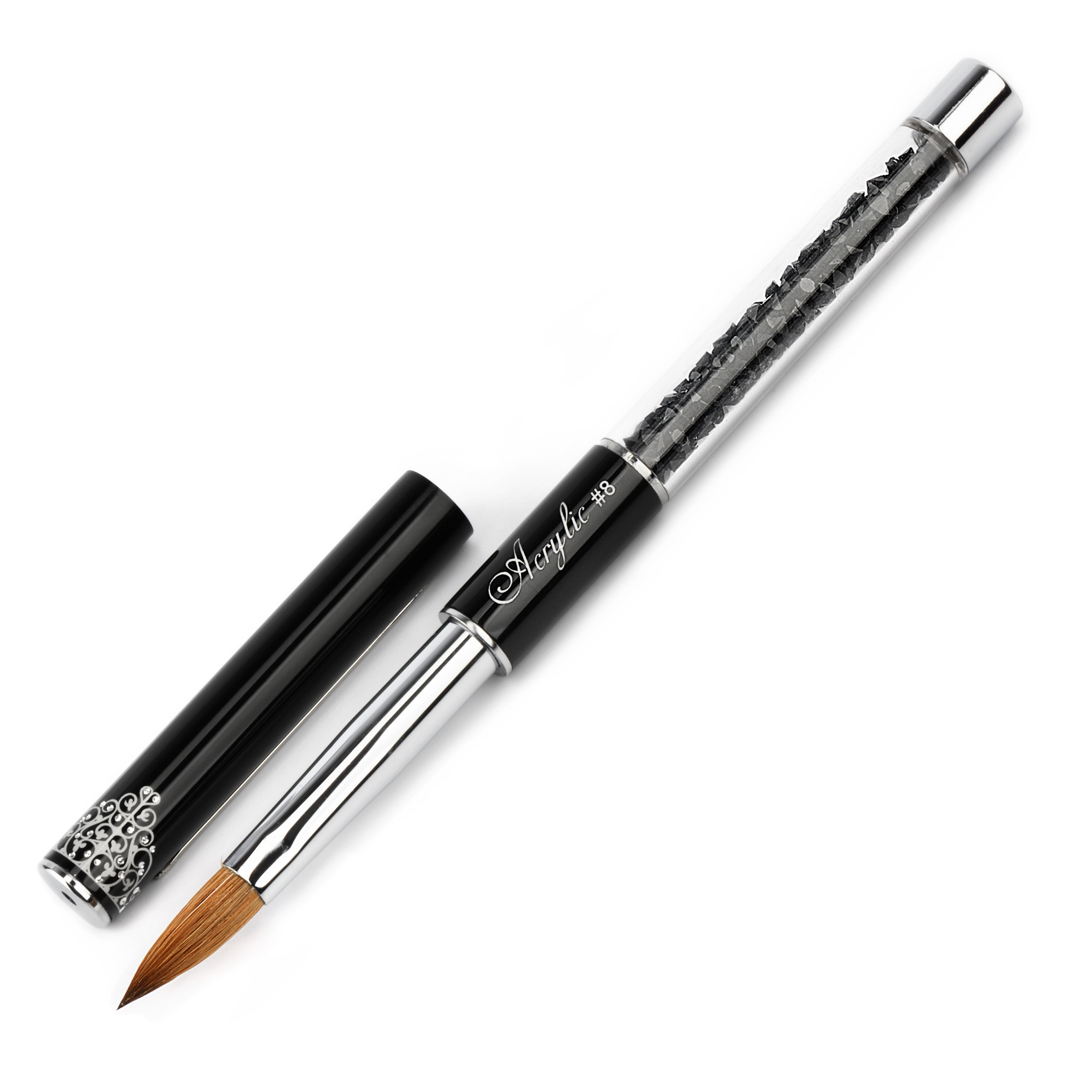 Ugly Duckling Brush - Natural Hair Acrylic #8 Black