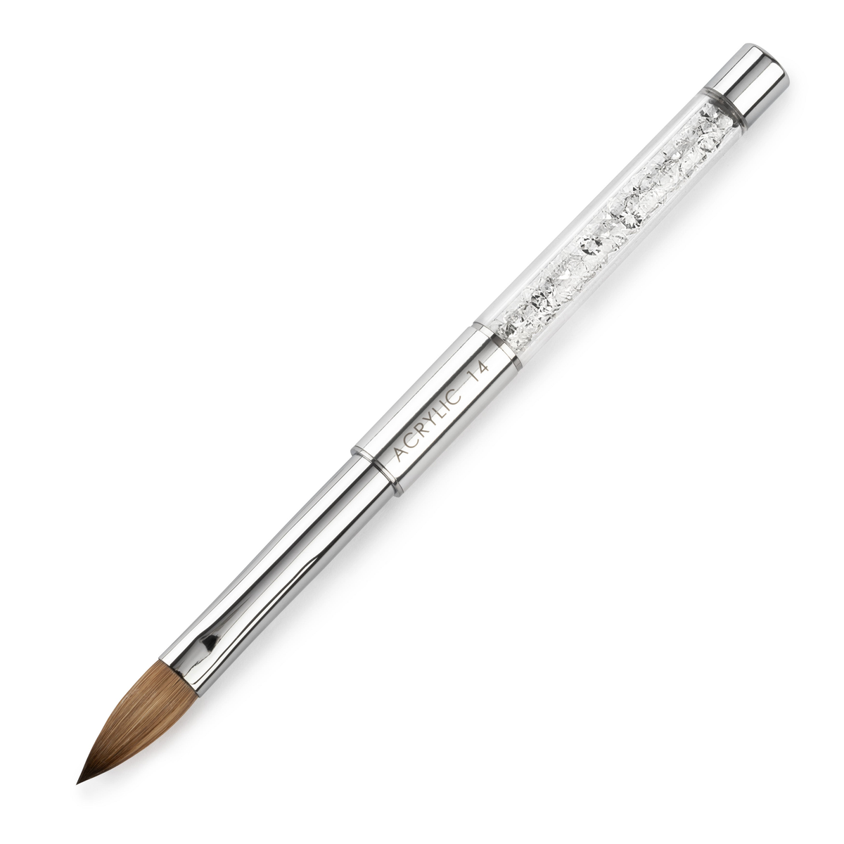 Ugly Duckling Brush - Natural Hair Acrylic #14 Chrome