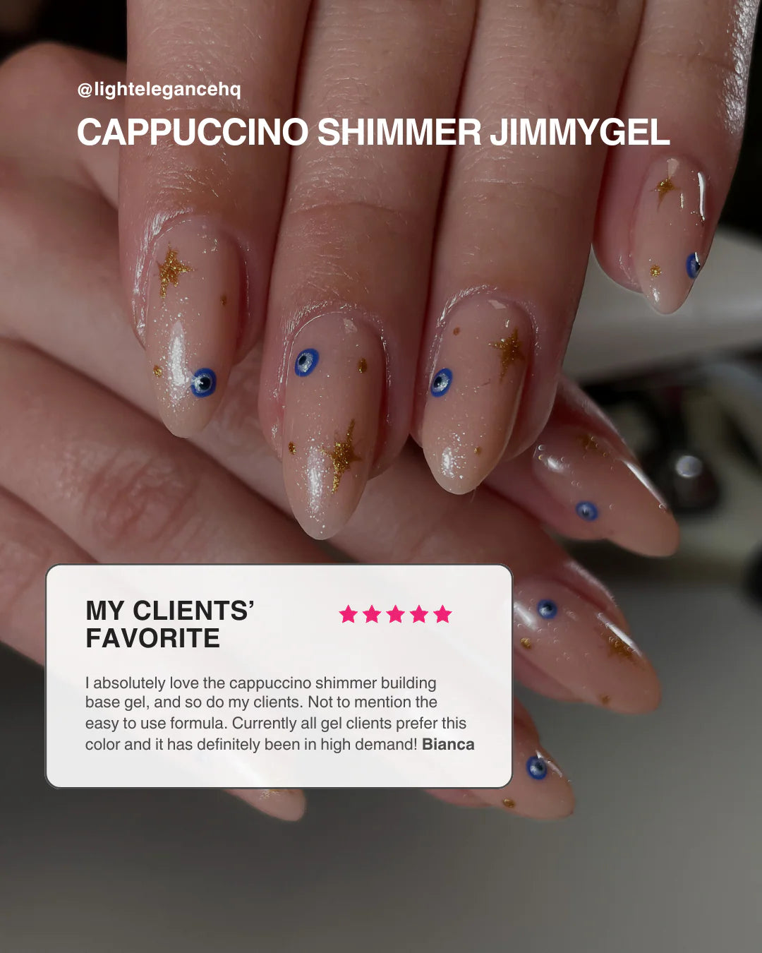 Light Elegance JimmyGel - Cappuccino Shimmer
