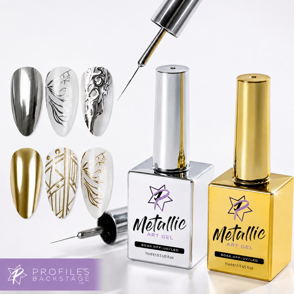 Profiles - Liquid Metal Gel Paint - Gold