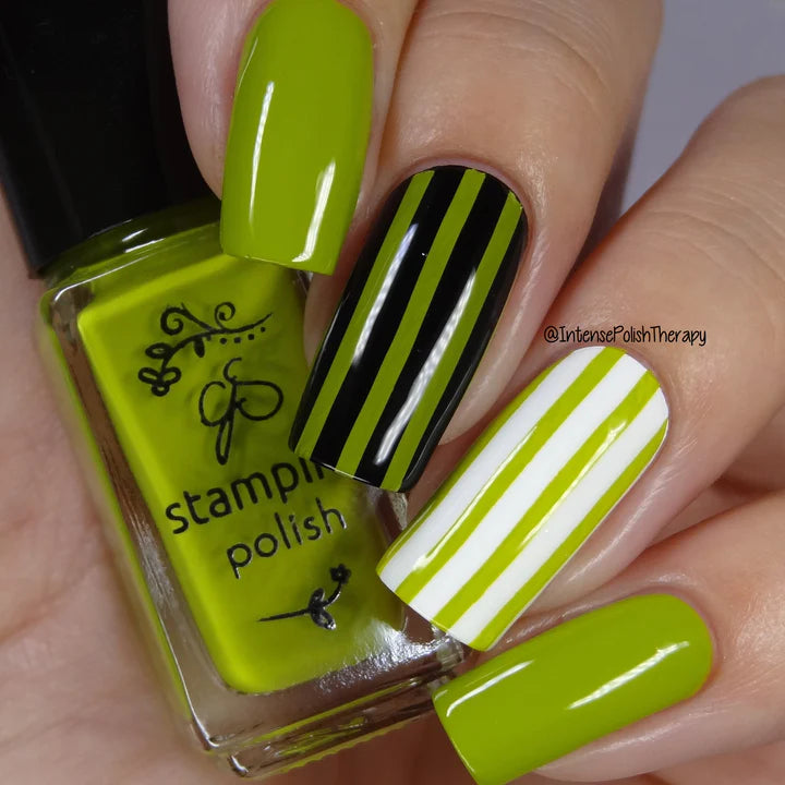 Clear Jelly Stamper Polish - CJS 089 Green Olive - Creata Beauty - Professional Beauty Products