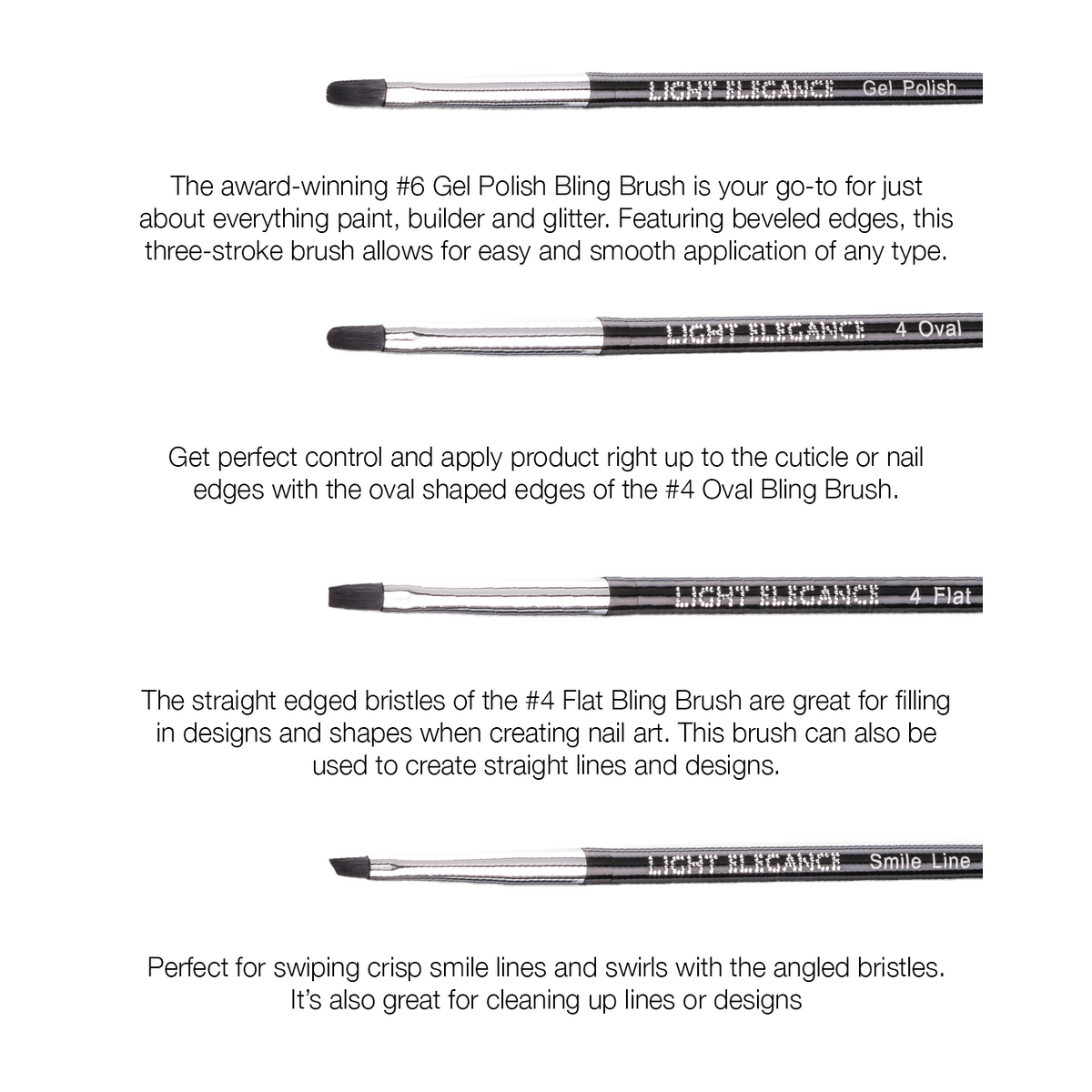 Light Elegance Brush Bundle - Bling