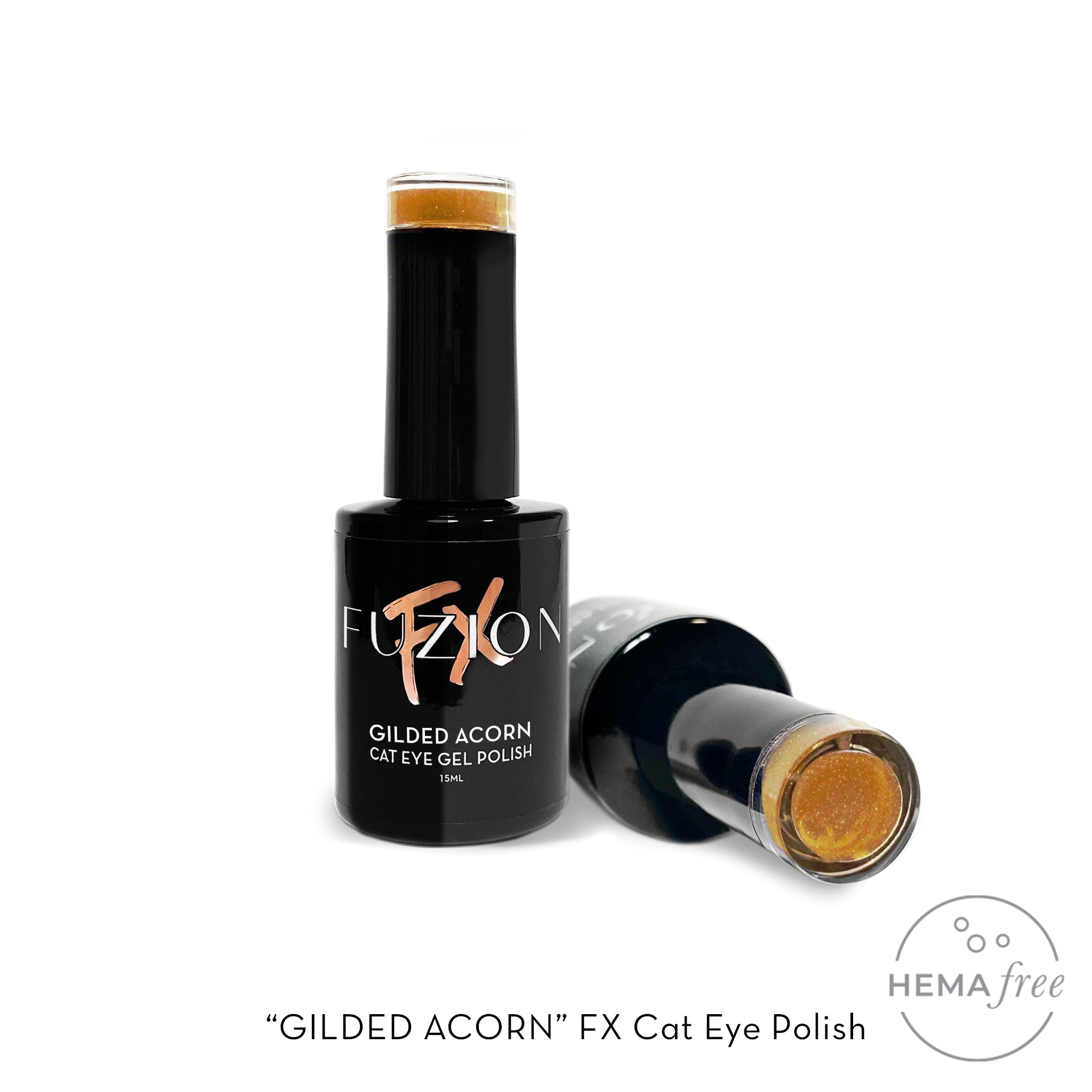 Fuzion FX - Gel Polish | Cat Eye | Gilded Acorn | Fuzion FX 15ml