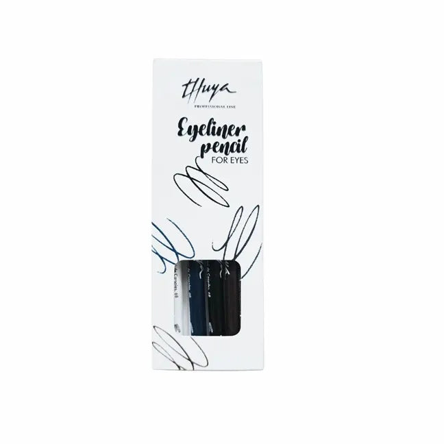 Thuya-Eyeliner Pencil Kit- 5 piece set (black,white,blue,grey,brown)
