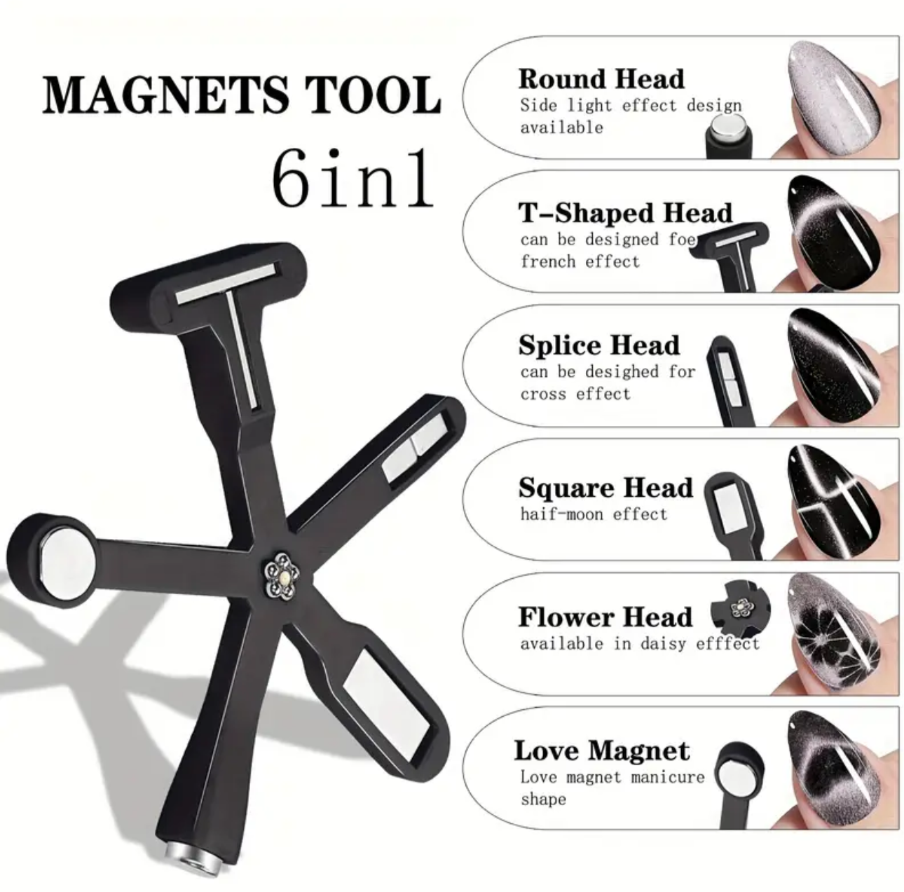 Forma Beauty Magnet Tool 6 in 1 with Hearts