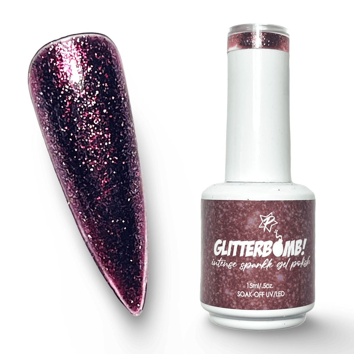 Profiles - Glitter Bomb - Mellow Merlot