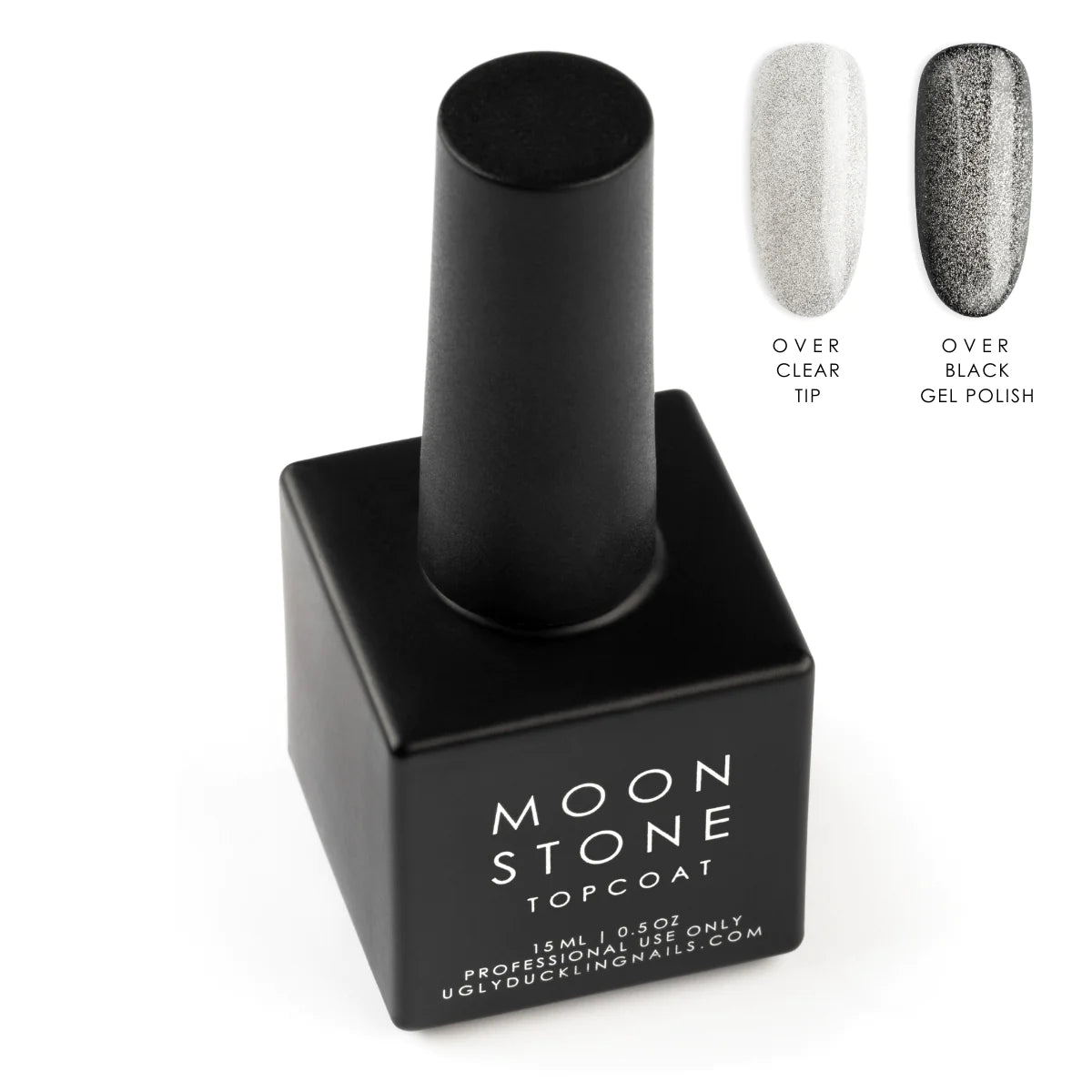 Ugly Duckling Gel Polish - No Wipe Topcoat - Cat Eye Moonstone - Creata Beauty - Professional Beauty Products