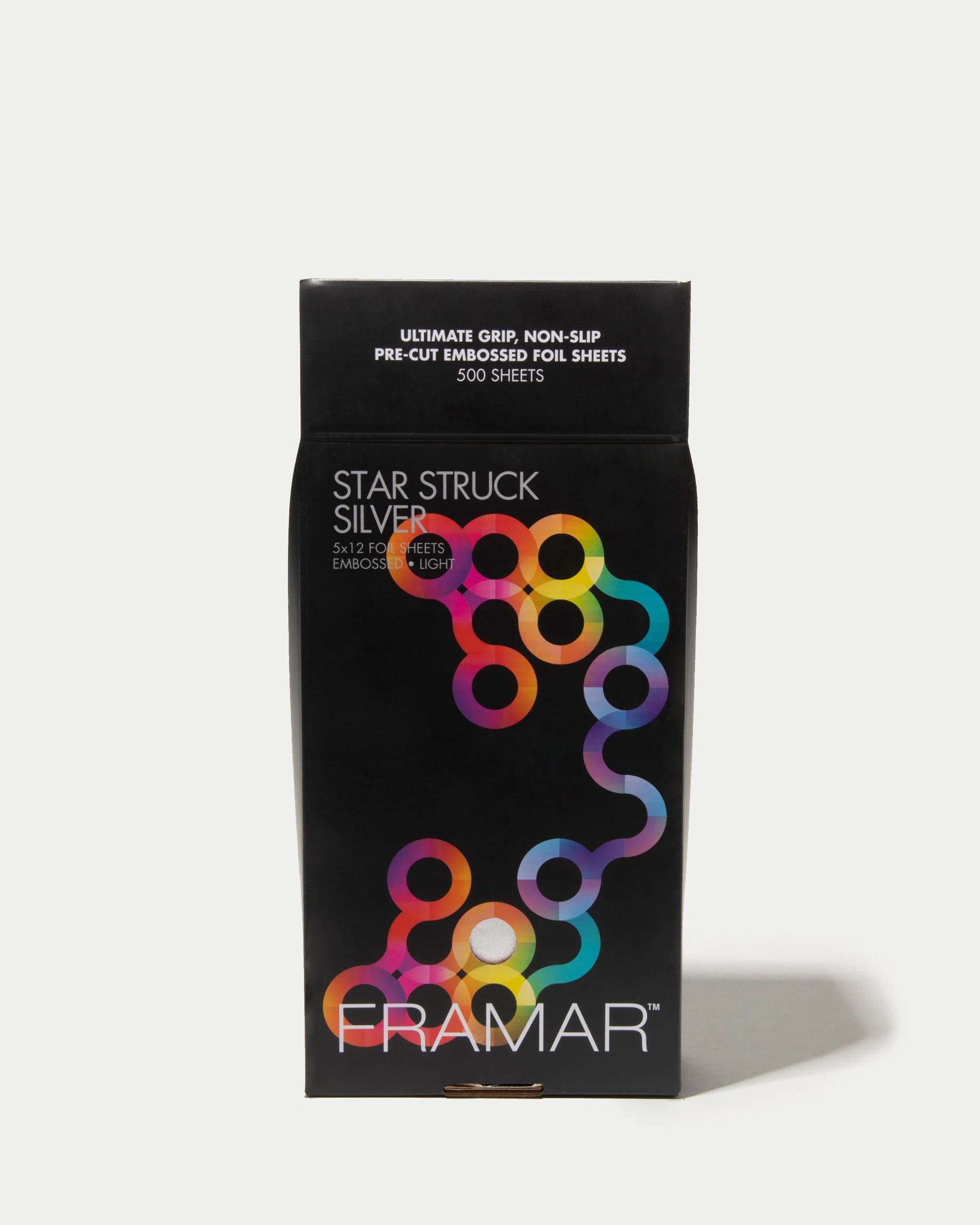Framar Embossed Foil - Star Struck Silver - 5x12 Light Sheets