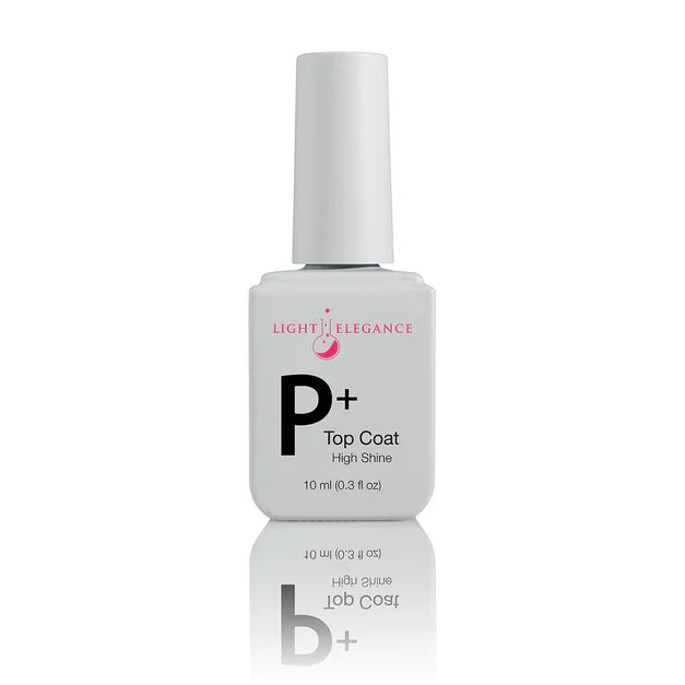 Light Elegance P+ Soak Off Gel - High Shine Top Coat:: New Packaging - Creata Beauty - Professional Beauty Products