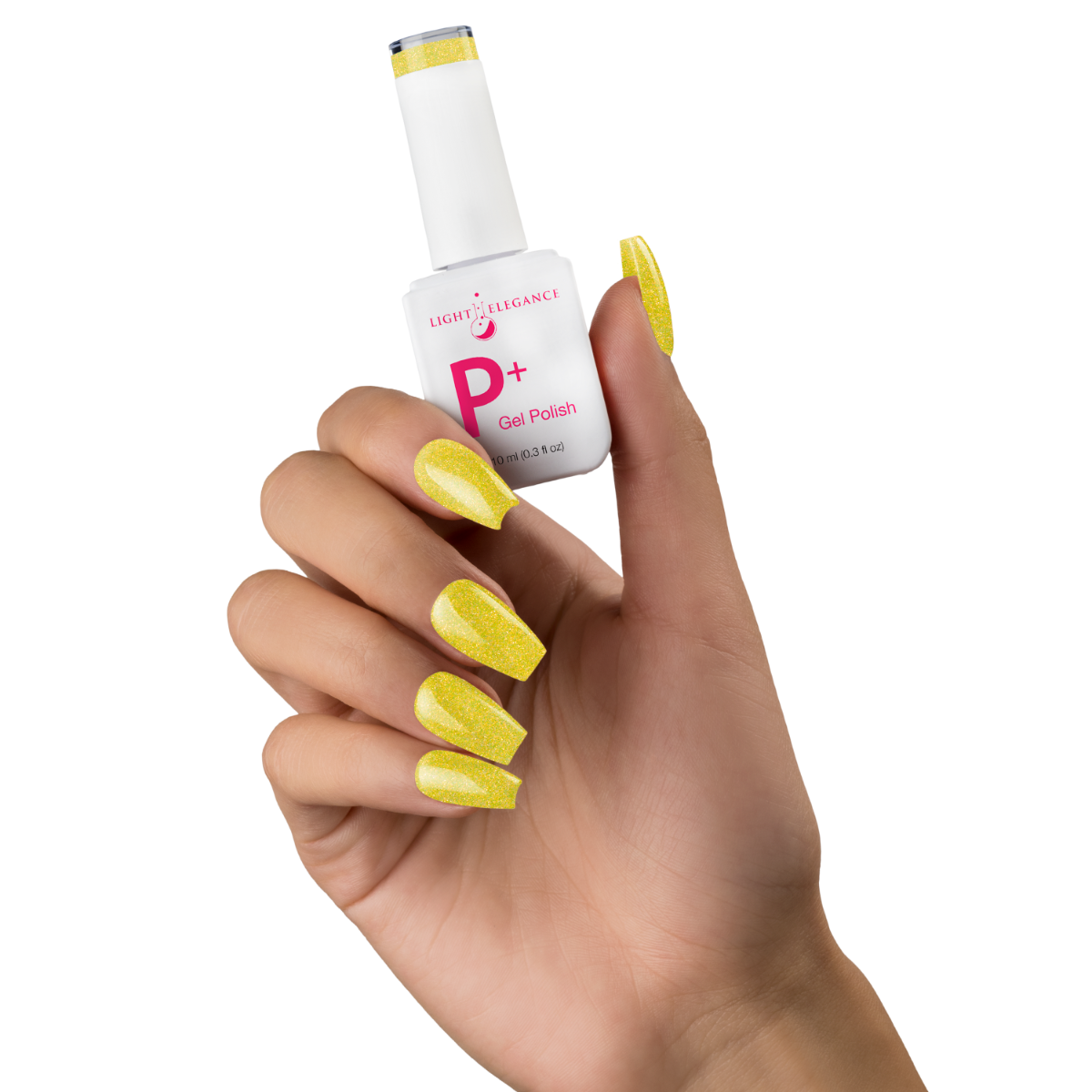 Light Elegance P+ Soak Off Glitter Gel - Good Vibrations :: New Packaging - Creata Beauty - Professional Beauty Products