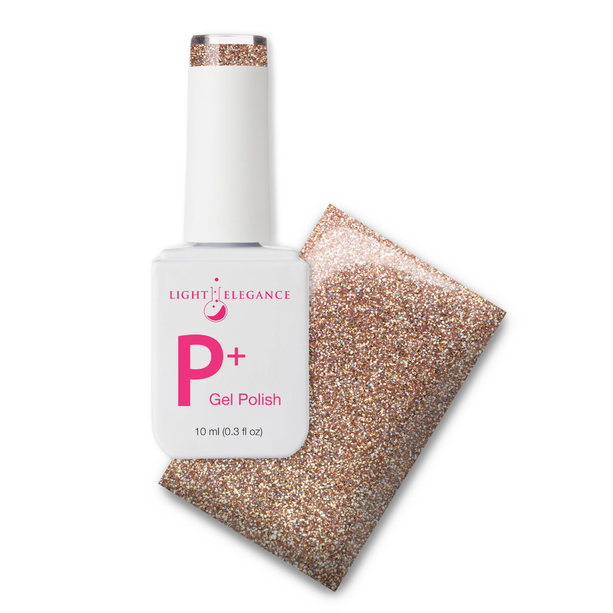 Light Elegance P+ Soak Off Glitter Gel - Mercury Meltdown :: New Packaging - Creata Beauty - Professional Beauty Products