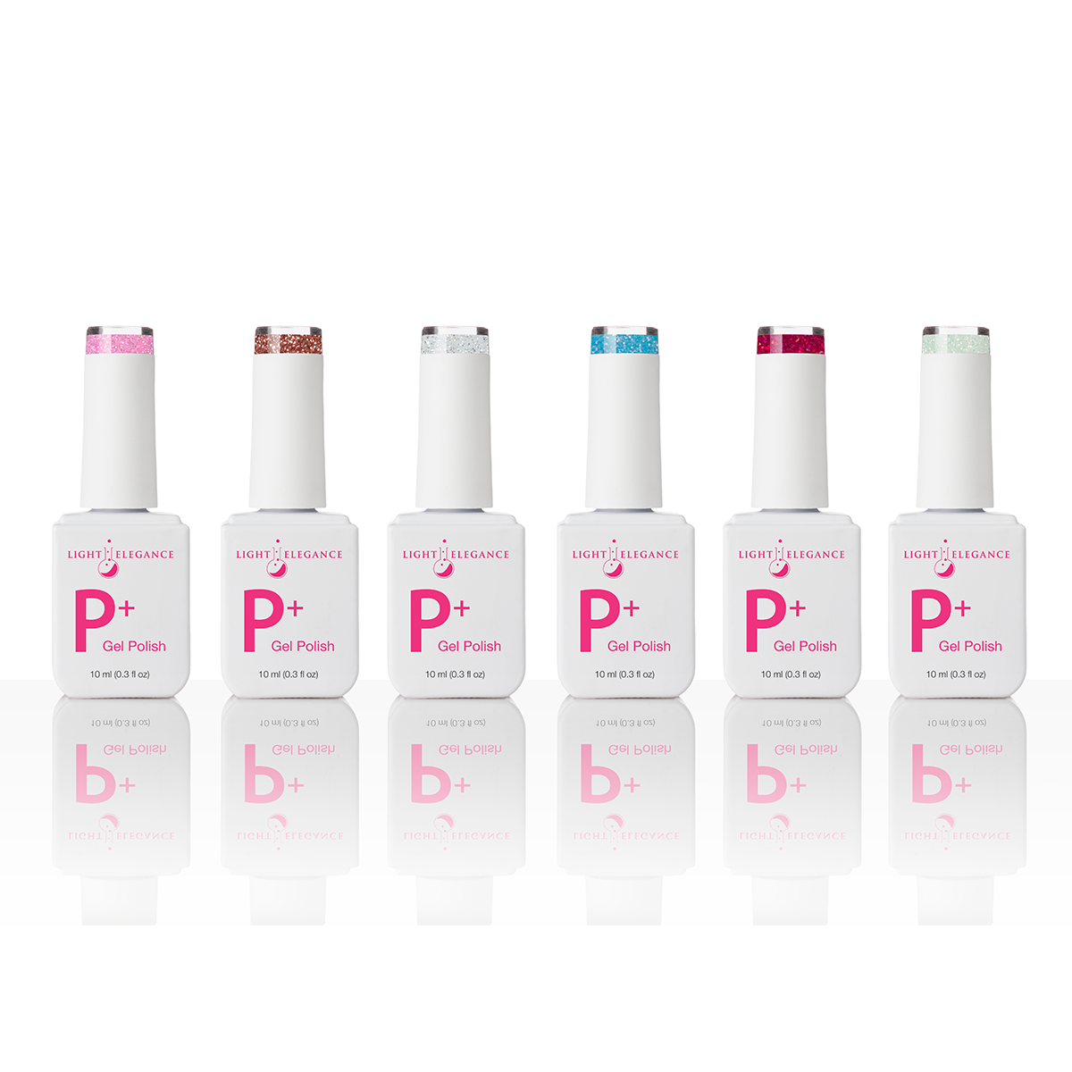 Light Elegance P+ Glitter Gel Polish Collection - 2025 Spring/Summer - Girls Night In