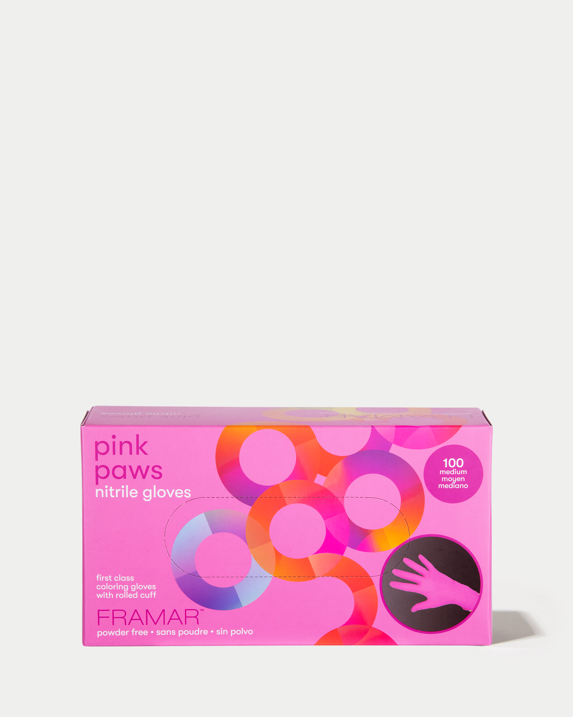 Framar Gloves - Pink Paws (Nitrile)