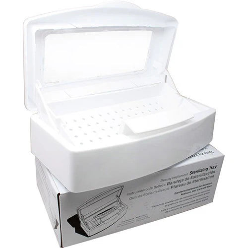 Silk B - Beauty Implement Sterilizing White Tray
