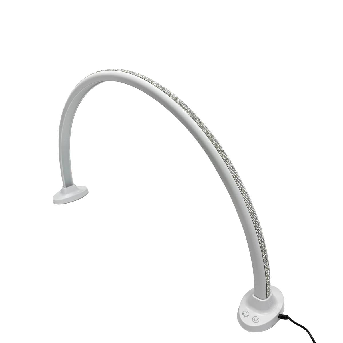 LED Tabletop Half Moon Lamp with crystal
