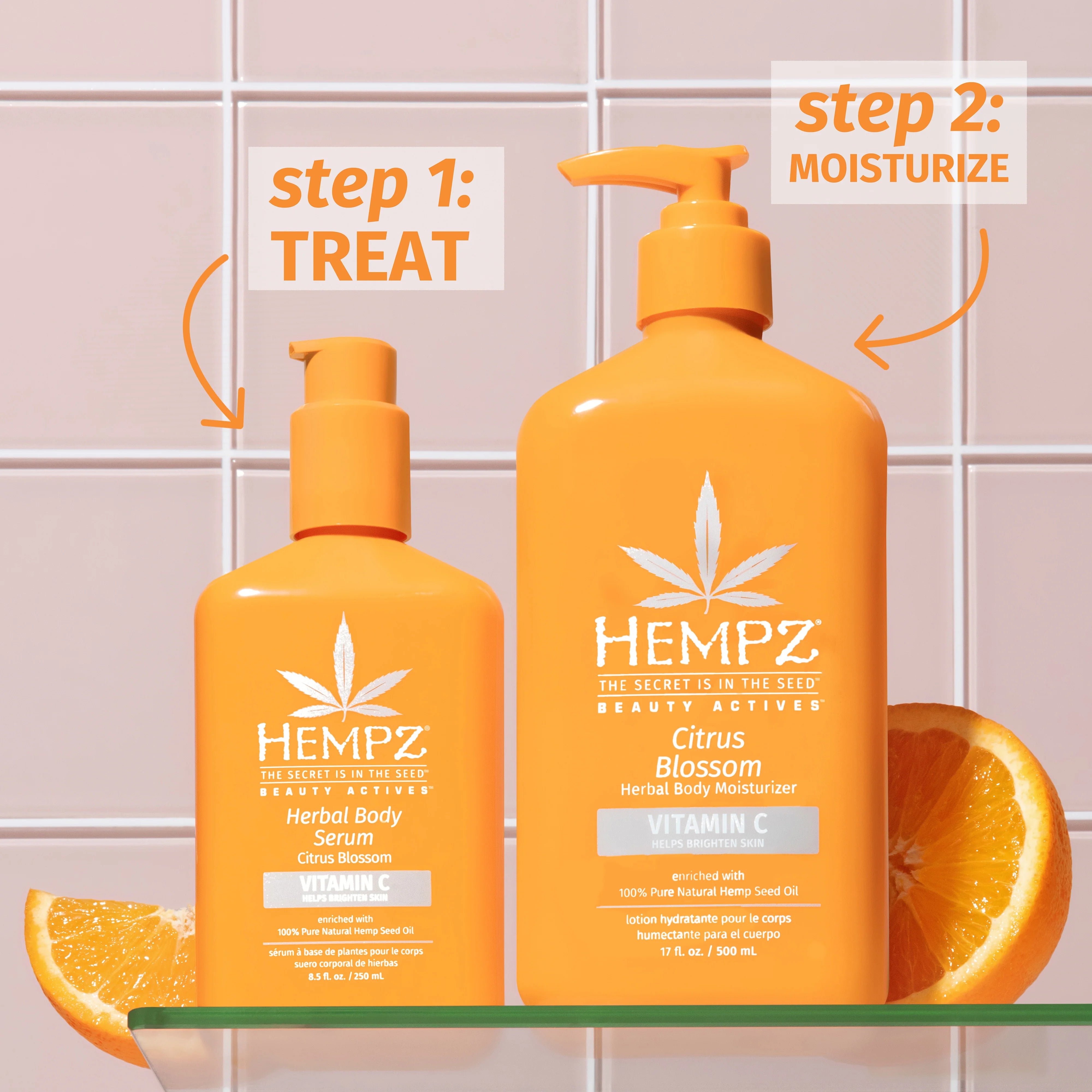 Hempz - Beauty Actives Citrus Blossom Herbal Body Serum with Vitamin C