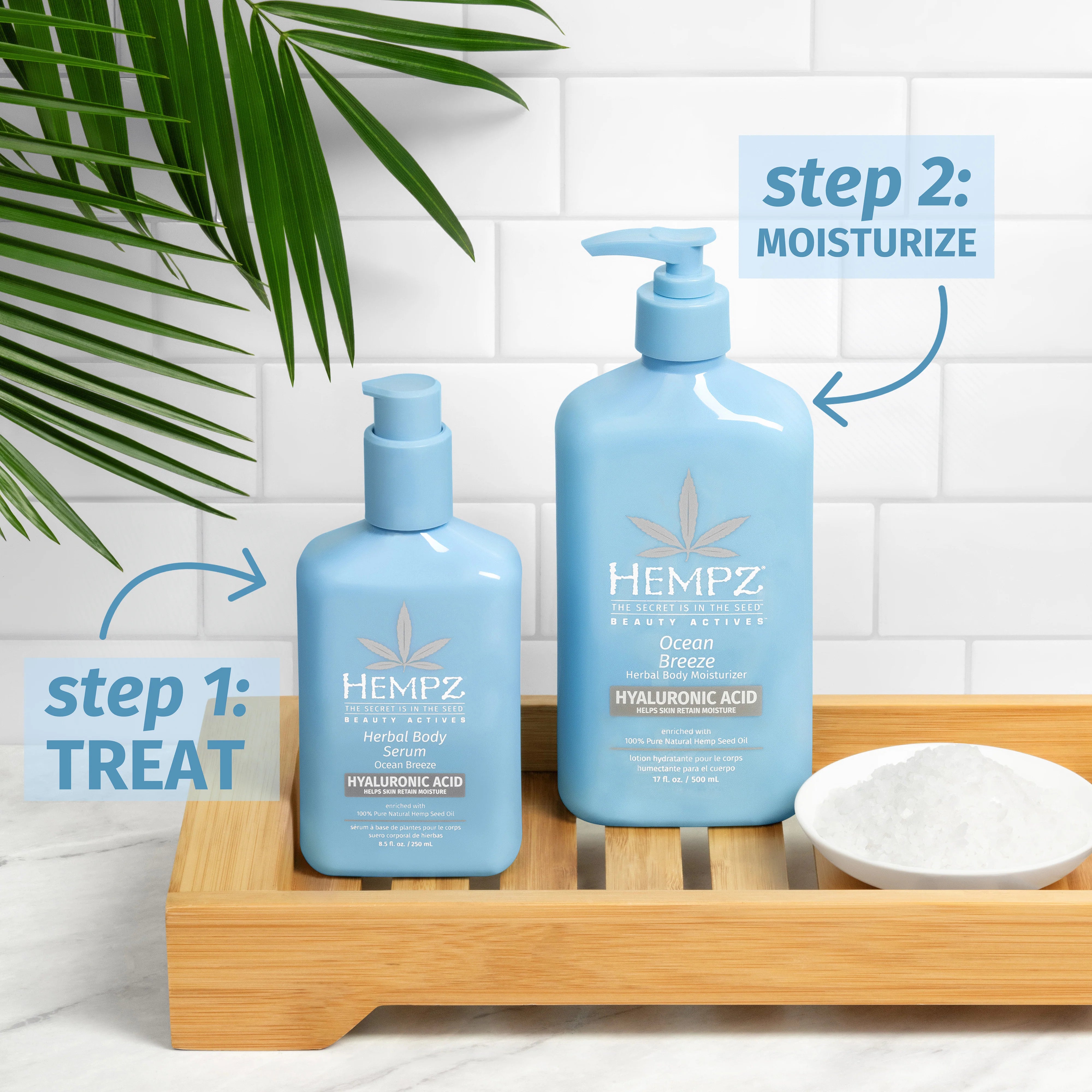 Hempz - Beauty Actives Ocean Breeze Herbal Body Serum with Hyaluronic Acid