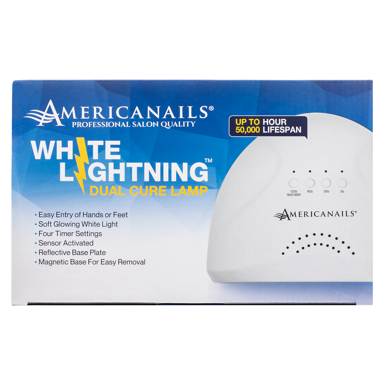 RapidCure White Lightning LED/UV Dual Cure Lamp (White)