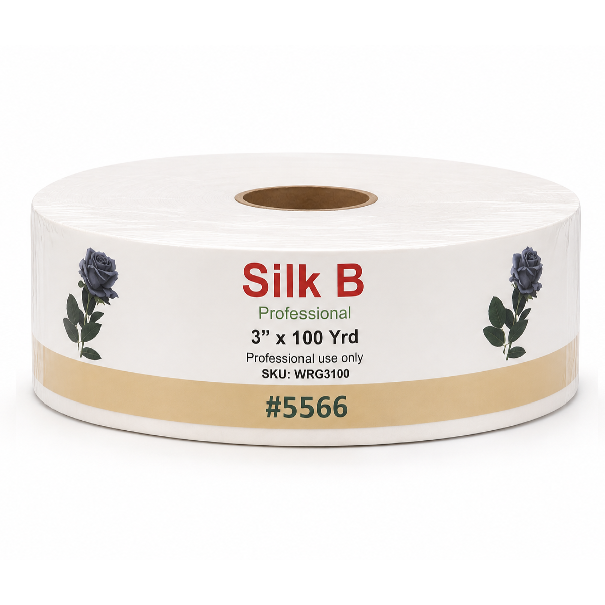 Silk B - Unbleached Cotton Roll 3x100