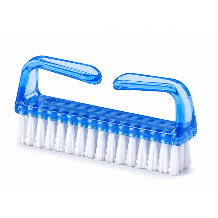 Silk B - Nail Scrub Brush Curved Handle