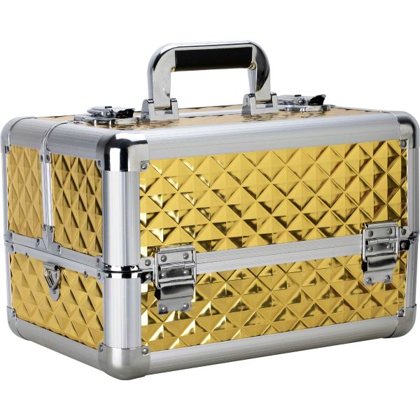 VER Beauty - Gold Diamond Cosmetic Case - Creata Beauty - Professional Beauty Products
