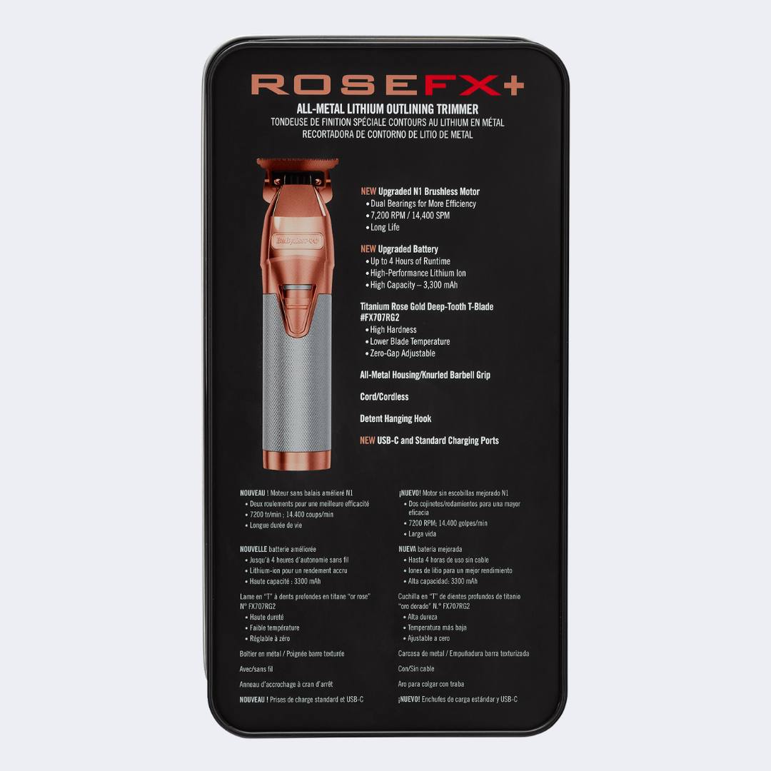 BaBylissPRO® ROSEFX+ SKELETON METAL LITHIUM TRIMMER