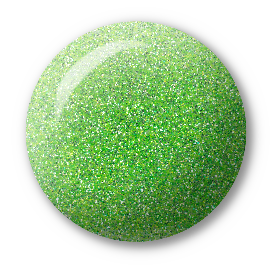 Light Elegance Glitter Gel - Kiwi to My Heart :: New Packaging - Creata Beauty - Professional Beauty Products