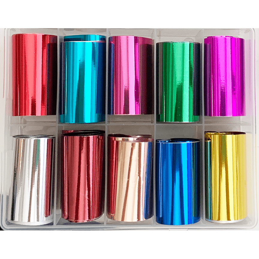 Profiles - Metallic Brights Transfer Foil Set - 10pcs
