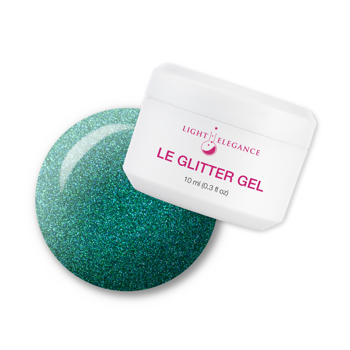 Light Elegance Glitter Gel - Peacock :: New Packaging - Creata Beauty - Professional Beauty Products