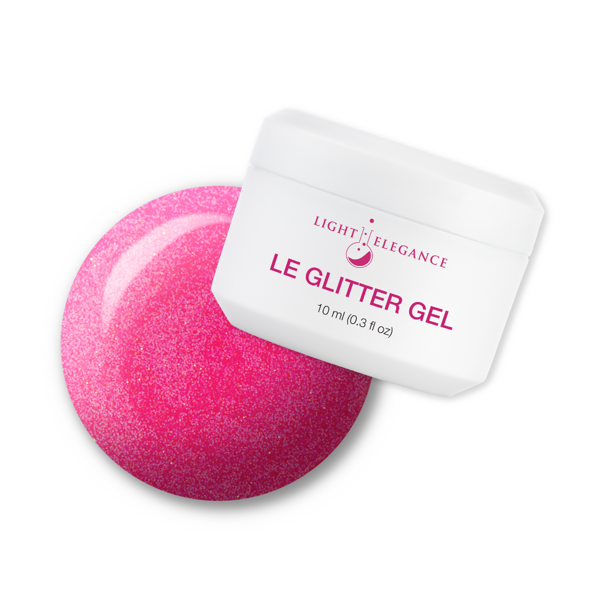 Light Elegance Glitter Gel - Pinch Me Pink :: New Packaging - Creata Beauty - Professional Beauty Products