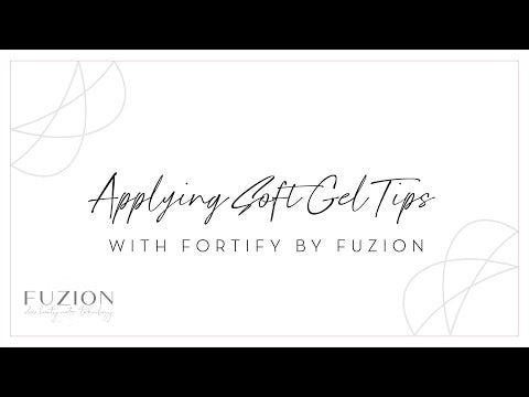 Fuzion Soft Gel Tips - Almond Short 600pc video