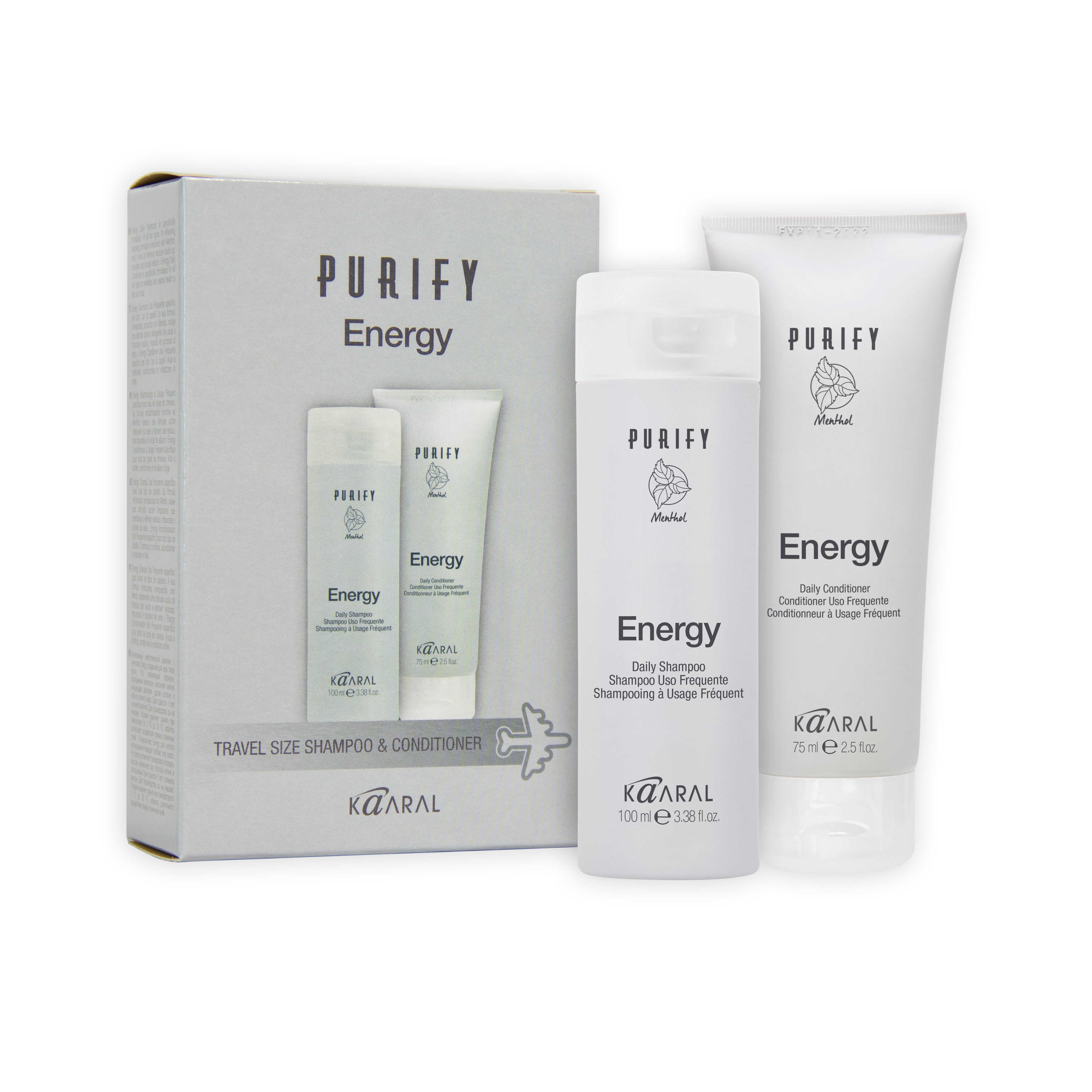 Purify Energy Shampoo + Conditioner Travel Kit - By Kaaral