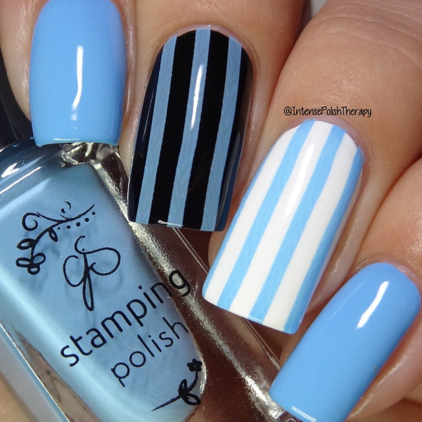 Clear Jelly Stamper Polish - CJS073 Blue Bell - Creata Beauty - Professional Beauty Products
