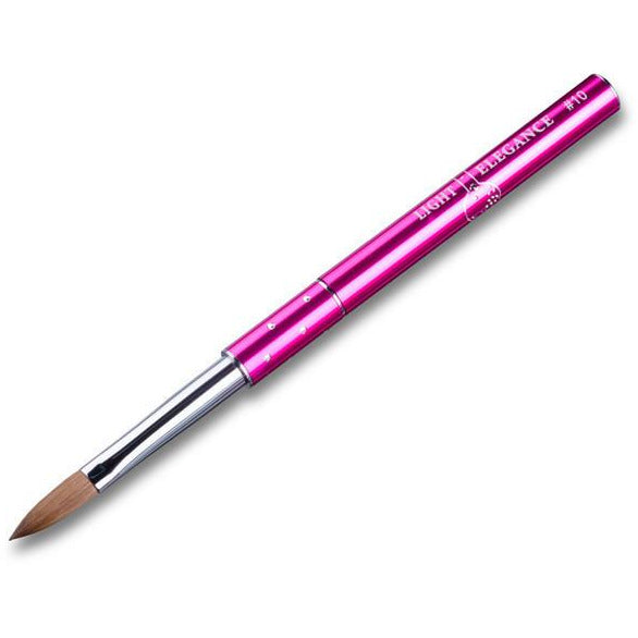 Light Elegance Brush - #10 Kolinsky Acrylic - Creata Beauty - Professional Beauty Products